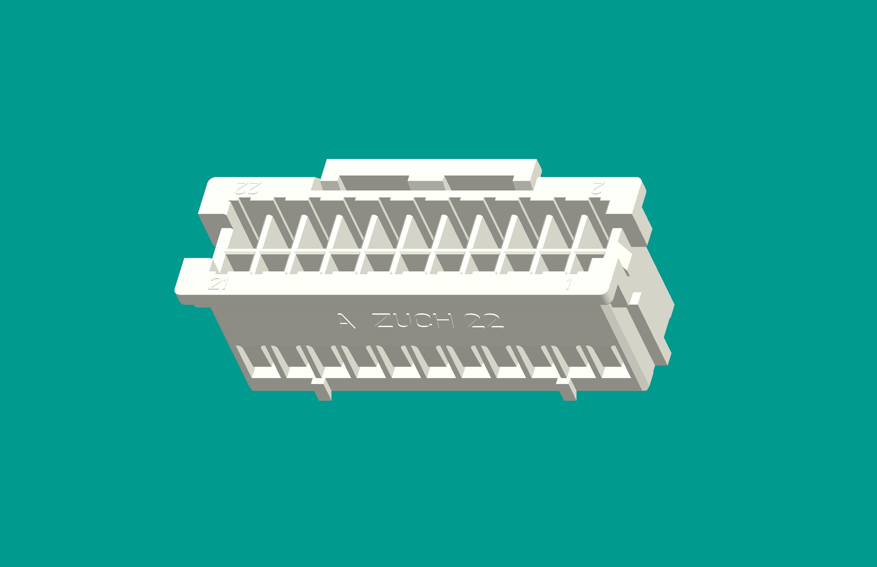 XAD-2×11PD白色 PA66普通